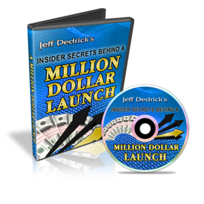 Product picture Jeff Dedricks Million Dollar Launch with MRR