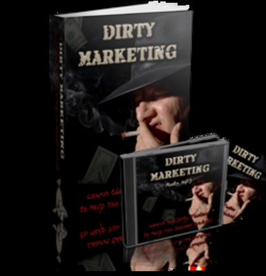 Product picture Dirty Marketing with Audio Book with MRR