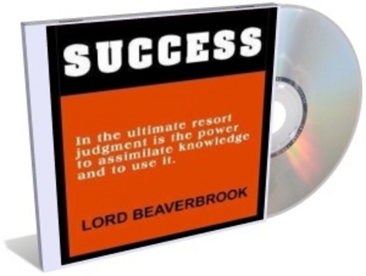 Product picture Lord Beaverbrooks Success Audiobook RR MRR