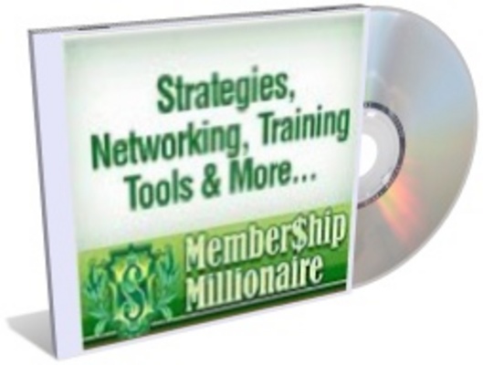 Product picture Membership Millionaire with Resale Rights